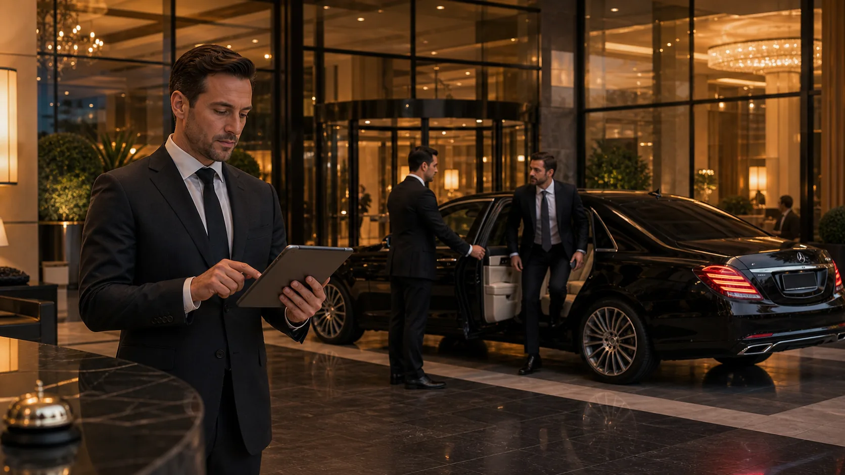 Otel concierge ekipleri için VIP transfer planlama